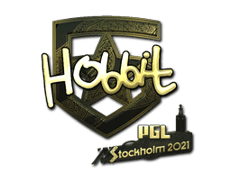 Sticker | HObbit (Gold) | Stockholm 2021