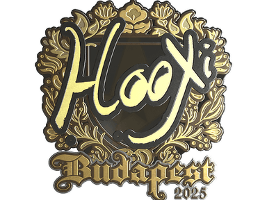 Sticker | HooXi (Gold) | Budapest 2025