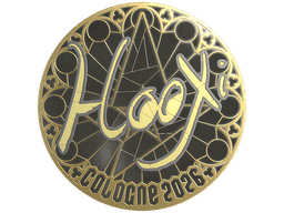 Sticker | HooXi (Gold) | Cologne 2026