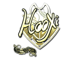 Sticker | HooXi (Gold) | Paris 2023