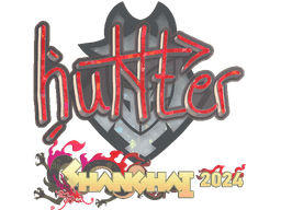 Sticker | huNter- (Glitter) | Shanghai 2024