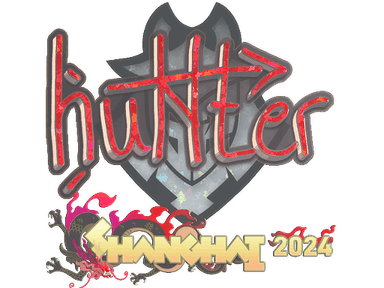 Sticker | huNter- (Glitter) | Shanghai 2024