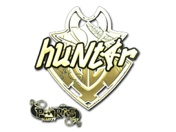 Sticker | huNter- (Gold) | Paris 2023