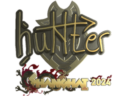 Sticker | huNter- (Gold) | Shanghai 2024