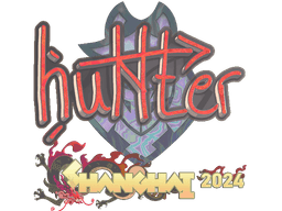 Sticker | huNter- (Holo) | Shanghai 2024