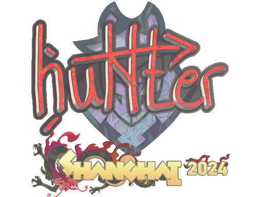 Sticker | huNter- (Holo) | Shanghai 2024