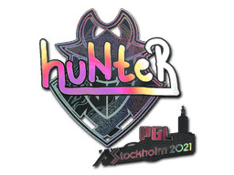 Sticker | huNter- (Holo) | Stockholm 2021