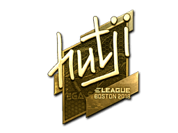 Sticker | hutji (Gold) | Boston 2018