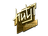 Sticker | hutji (Gold) | Boston 2018