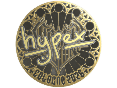 Sticker | hypex (Gold) | Cologne 2026