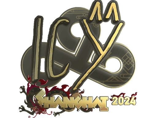 Sticker | ICY (Gold) | Shanghai 2024