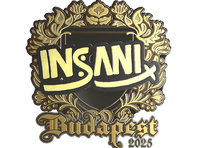 Sticker | insani (Gold) | Budapest 2025