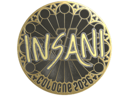Sticker | insani (Gold) | Cologne 2026