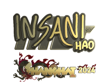 Sticker | insani (Gold) | Shanghai 2024