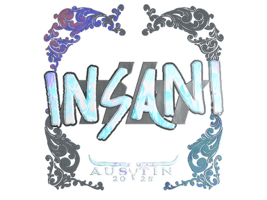 Sticker | insani (Holo) | Austin 2025