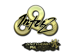 Sticker | interz (Gold) | Antwerp 2022