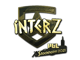 Sticker | interz (Gold) | Stockholm 2021