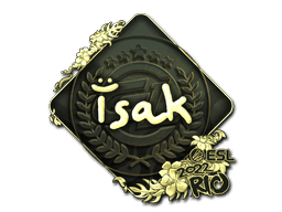 Sticker | isak (Gold) | Rio 2022