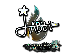 Sticker | jabbi (Glitter) | Antwerp 2022