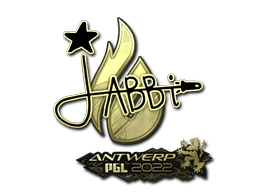 Sticker | jabbi (Gold) | Antwerp 2022