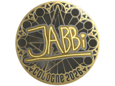Sticker | jabbi (Gold) | Cologne 2026