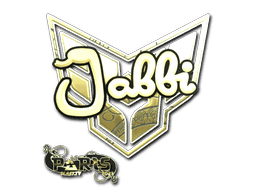 Sticker | jabbi (Gold) | Paris 2023