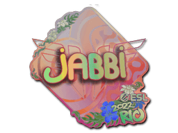 Sticker | jabbi (Holo) | Rio 2022