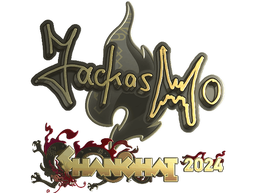 Sticker | jackasmo (Gold) | Shanghai 2024