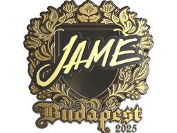 Sticker | Jame (Gold) | Budapest 2025