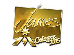 Sticker | James (Gold) | Cologne 2015