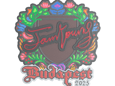 Sticker | JamYoung (Embroidered) | Budapest 2025