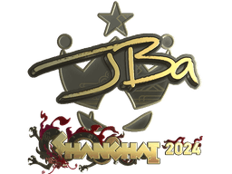 Sticker | JBa (Gold) | Shanghai 2024