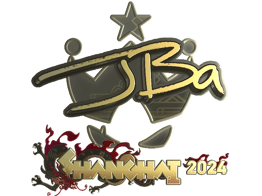 Sticker | JBa (Gold) | Shanghai 2024