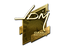 Sticker | jdm64 (Gold) | Boston 2018