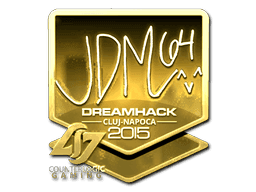 Sticker | jdm64 (Gold) | Cluj-Napoca 2015