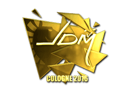 Sticker | jdm64 (Gold) | Cologne 2016