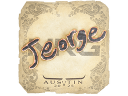 Sticker | jeorge | Austin 2025