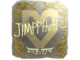 Sticker | Jimpphat (Gold) | Austin 2025