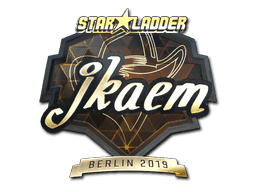 Sticker | jkaem (Gold) | Berlin 2019