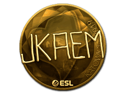 Sticker | jkaem (Gold) | Katowice 2019