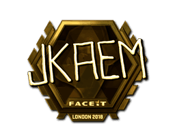 Sticker | jkaem (Gold) | London 2018