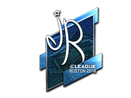 Sticker | jR (Foil) | Boston 2018