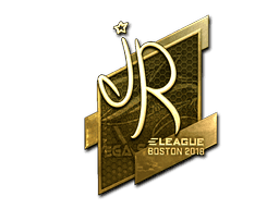 Sticker | jR (Gold) | Boston 2018