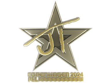 Sticker | JT (Gold) | Copenhagen 2024
