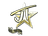 Sticker | JT (Gold) | Paris 2023