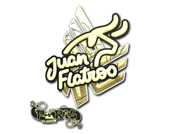 Sticker | juanflatroo (Gold) | Paris 2023