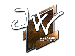 Sticker | JW (Foil) | Boston 2018