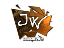 Sticker | JW (Foil) | Cologne 2016