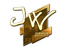 Sticker | JW (Gold) | Boston 2018