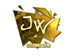 Sticker | JW (Gold) | Cologne 2016